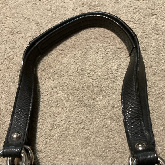 Vintage Black Coach Purse - Picture 4 of 11